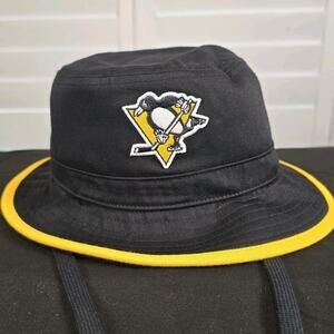 Pittsburgh Penguins NHL Adidas Bucket Hat Authentic Cap Adult